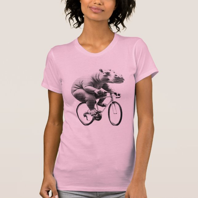 Camiseta Hippo Biker (Anverso)