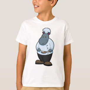 Camiseta Hippo cocinado con pan