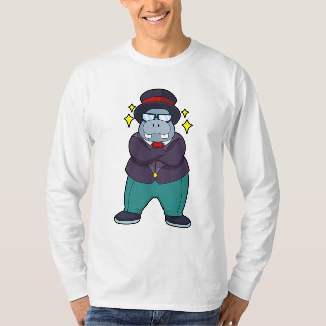 Camiseta Hippo como Groom con Suit.PNG (Anverso)