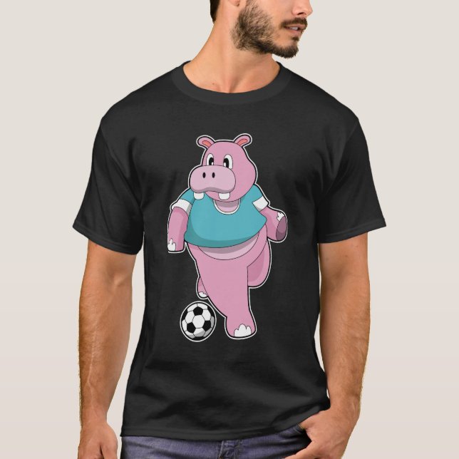 Camiseta Hippo como jugador de fútbol con Soccer.PNG (Anverso)