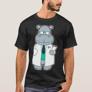 Camiseta Hippo como Médica con Smock