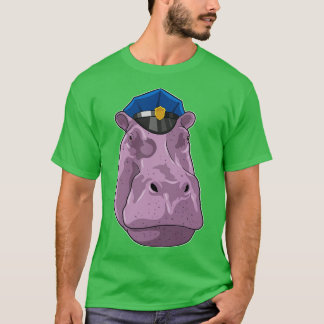Camiseta Hippo como oficial de policía
