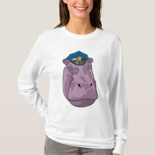 Camiseta Hippo como oficial de policía