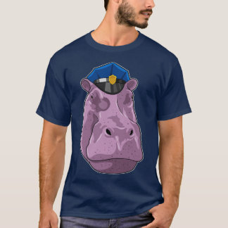 Camiseta Hippo como oficial de policía