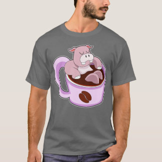 Camiseta Hippo con Copa de Café