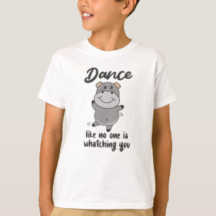 Camiseta Hippo Danza Como Nadie Te Observaría