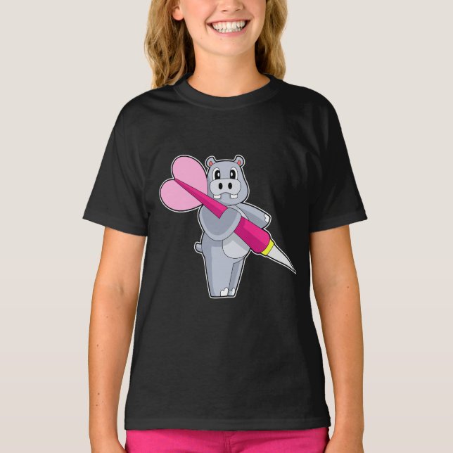 Camiseta Hippo Darts Dart (Anverso)