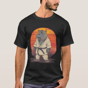 Camiseta Hippo de Kickboxing Artes Marciales Karate Jiu-jit