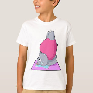 Camiseta Hippo en el gimnasio del yoga