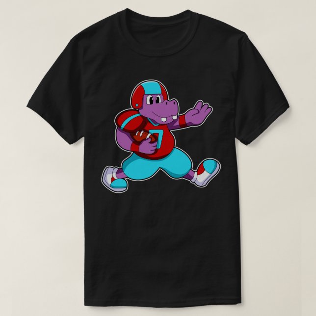 Camiseta Hippo en Sports with Helmet (Diseño del anverso)