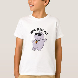 Camiseta Hippo-fiesta-mus Gracioso Animal Hippo Pun