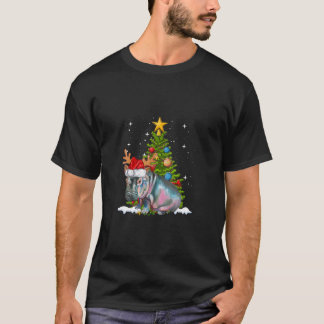 Camiseta Hippo Fiona Árbol de Navidad Hippopótamo