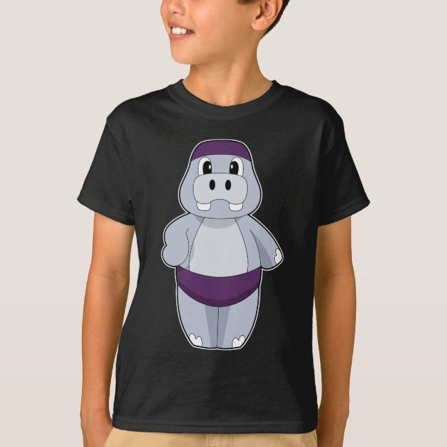 Camiseta Hippo gorra de baño (Anverso)