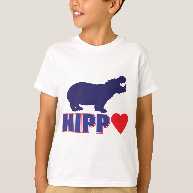 Camiseta Hippo Heart (Anverso)