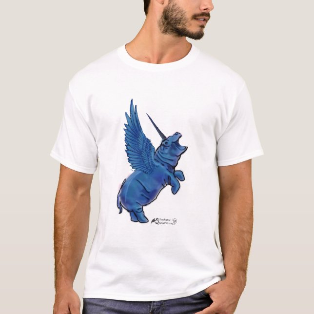 Camiseta Hippo Hippos Hippopótamo Casa Bendiciendo a Tawere (Anverso)