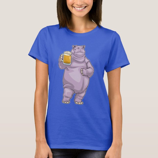 Camiseta Hippo Jug Beer (Anverso)