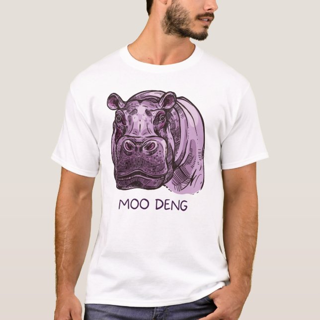 Camiseta Hippo Moo Deng (Anverso)