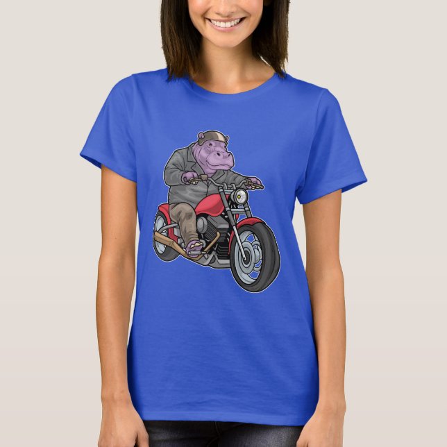 Camiseta Hippo Motorcycle (Anverso)