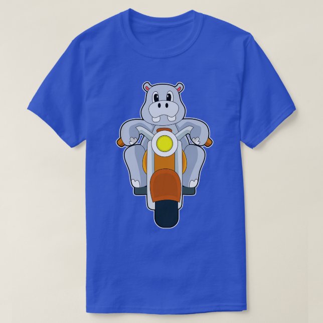 Camiseta Hippo Motorcycle (Diseño del anverso)