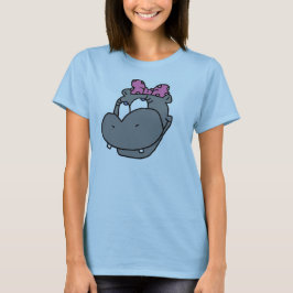 camiseta hippo para chicas