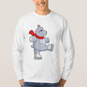 Camiseta Hippo Patinaje sobre hielo