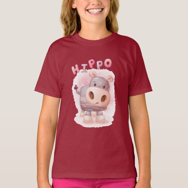 Camiseta hippo-poster-mercadeo (Anverso)