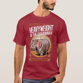 Camiseta Hippo Power Heavyweight Savannah Design