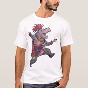 Camiseta Hippo Rockstar