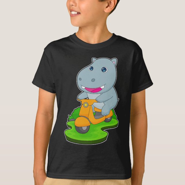 Camiseta Hippo Scooter (Anverso)