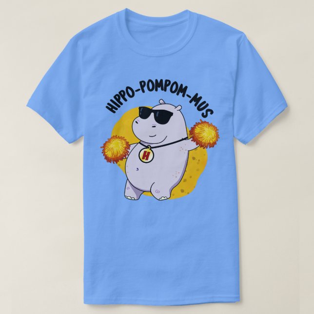 Camiseta Hippopopamus Funny Hippo Soda Pun 2 (Diseño del anverso)