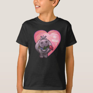 Camiseta Hippopótamo El día de San Valentín