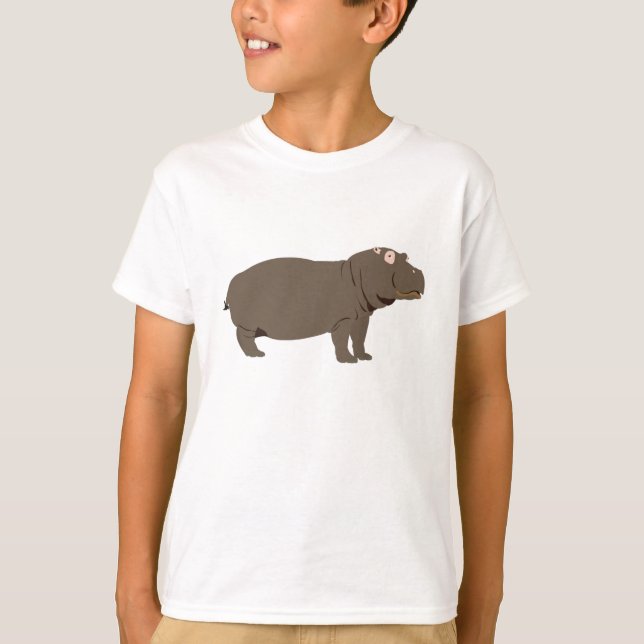 Camiseta Hippopótamo Hippo (Anverso)