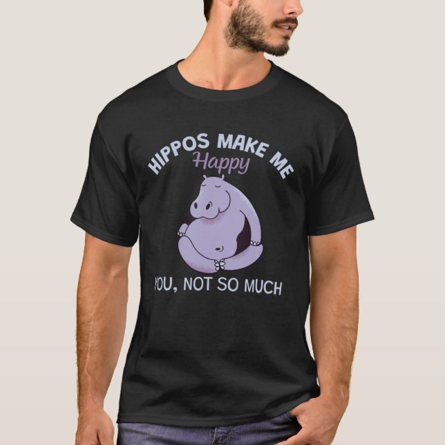 Camiseta Hippos Making People Happy (Anverso)