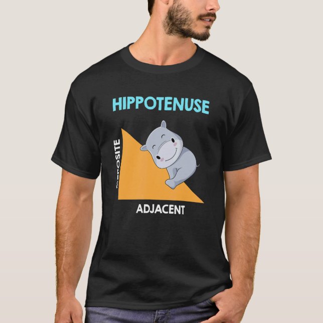 Camiseta Hippotenuse Algebra Calculus math (Anverso)