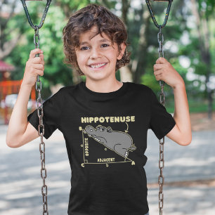 Camiseta Hippotenuse Cute Math Hippopotamus For Children