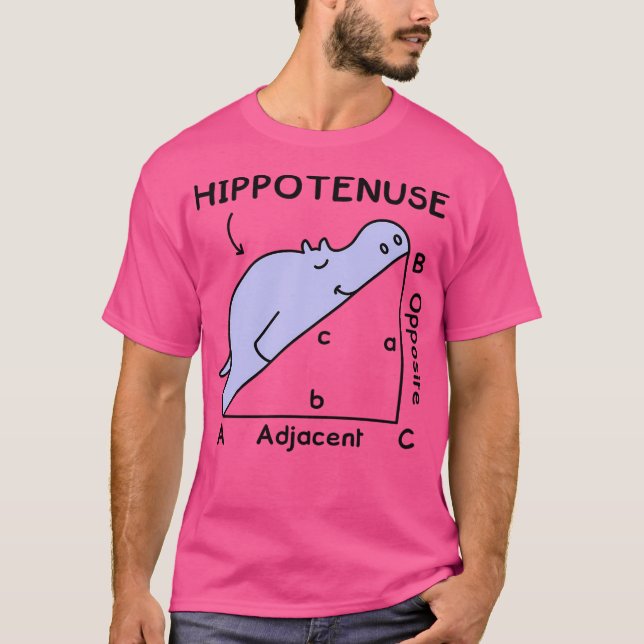 Camiseta Hippotenuse Hipotenuse Math Pun (Anverso)
