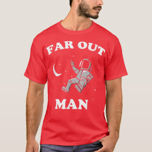 Camiseta Hippy divertido del espacio    de los astronautas 