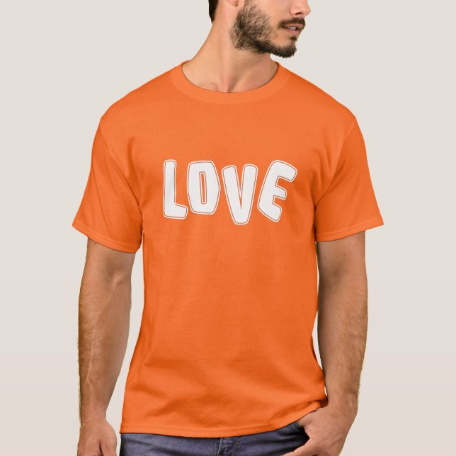 Camiseta Hippy Flower Power Love (Anverso)