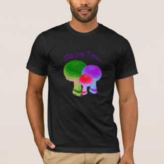 Camiseta Hippy Life Neon Mushrooms