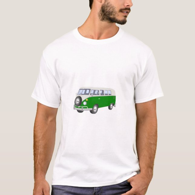 Camiseta Hippy Van Green (Anverso)