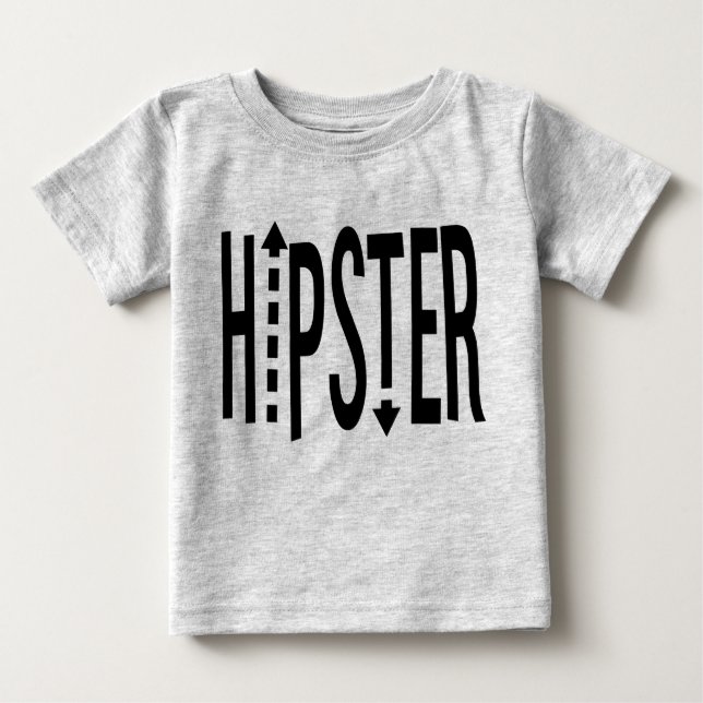 Camiseta Hipster Arrow Typography (Anverso)