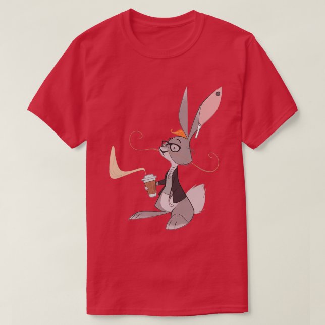 Camiseta Hipster Bunny (Diseño del anverso)