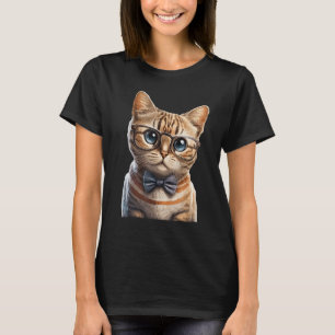 Camiseta Hipster Cat For Kitty