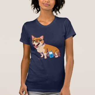 Camiseta Hipster Corgi (sin texto)