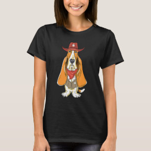 Camiseta Hipster Dog Con Alguacil Badge Goofy Geek Dog
