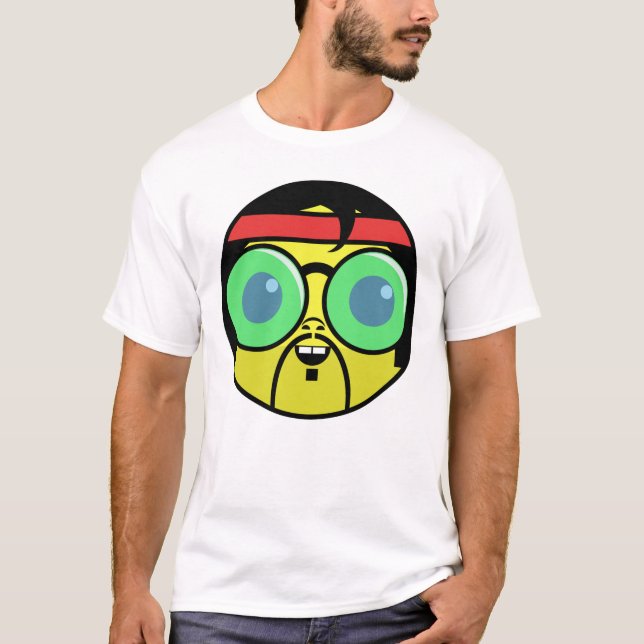 Camiseta Hipster Face (Anverso)