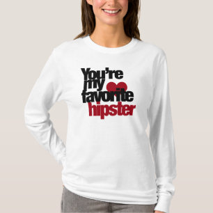 Camiseta Hipster favorito