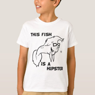 Camiseta Hipster Fish