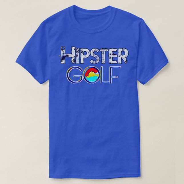 Camiseta Hipster Golf Colorado (Diseño del anverso)