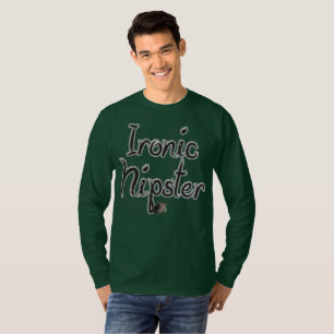 Camiseta Hipster Irónico